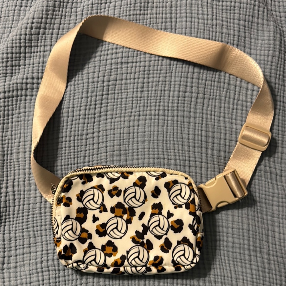 Stylish Cream and Brown Patterned Women's Bag